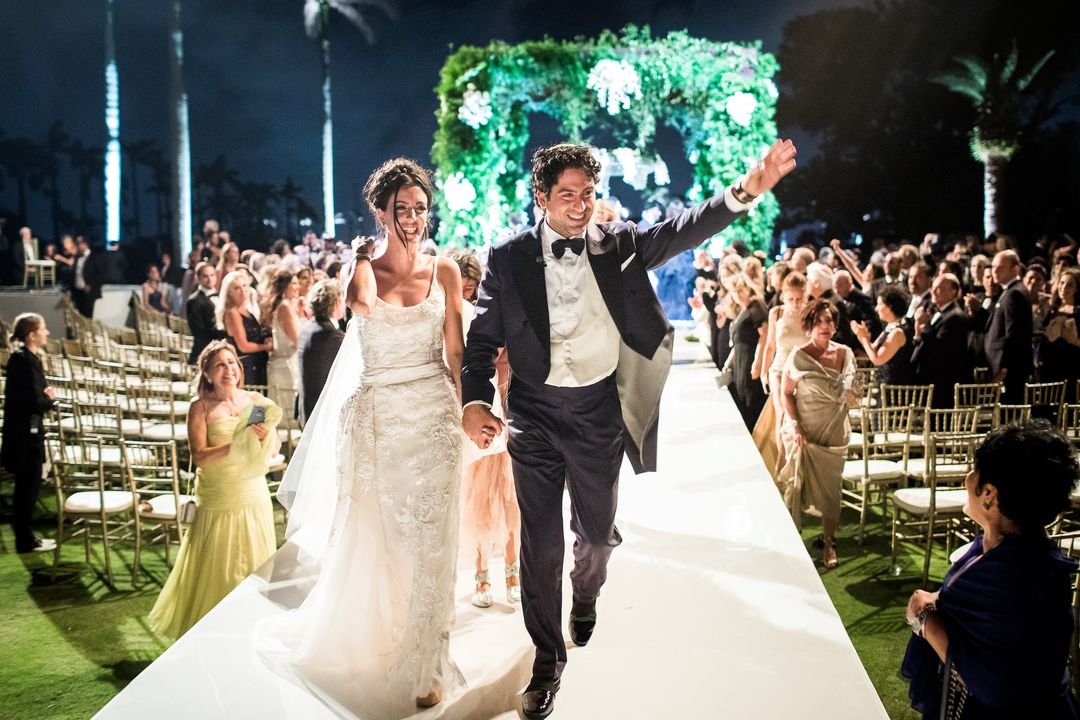 Alexa and Nico at their destination wedding in West Palm Beach, FL